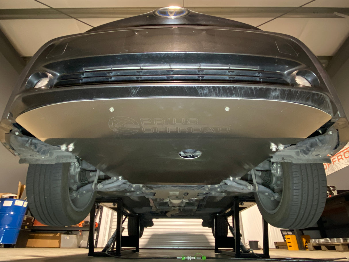 2012-2017 Toyota Prius V Aluminum Skid Plate